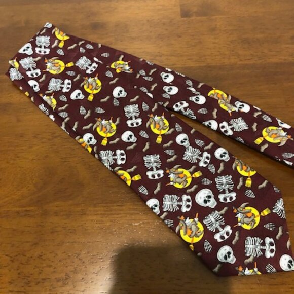 Pascal High Fashion Other - Pascal Hand Made Unisex Halloween Graphic Novelty Tie Pre-Owned